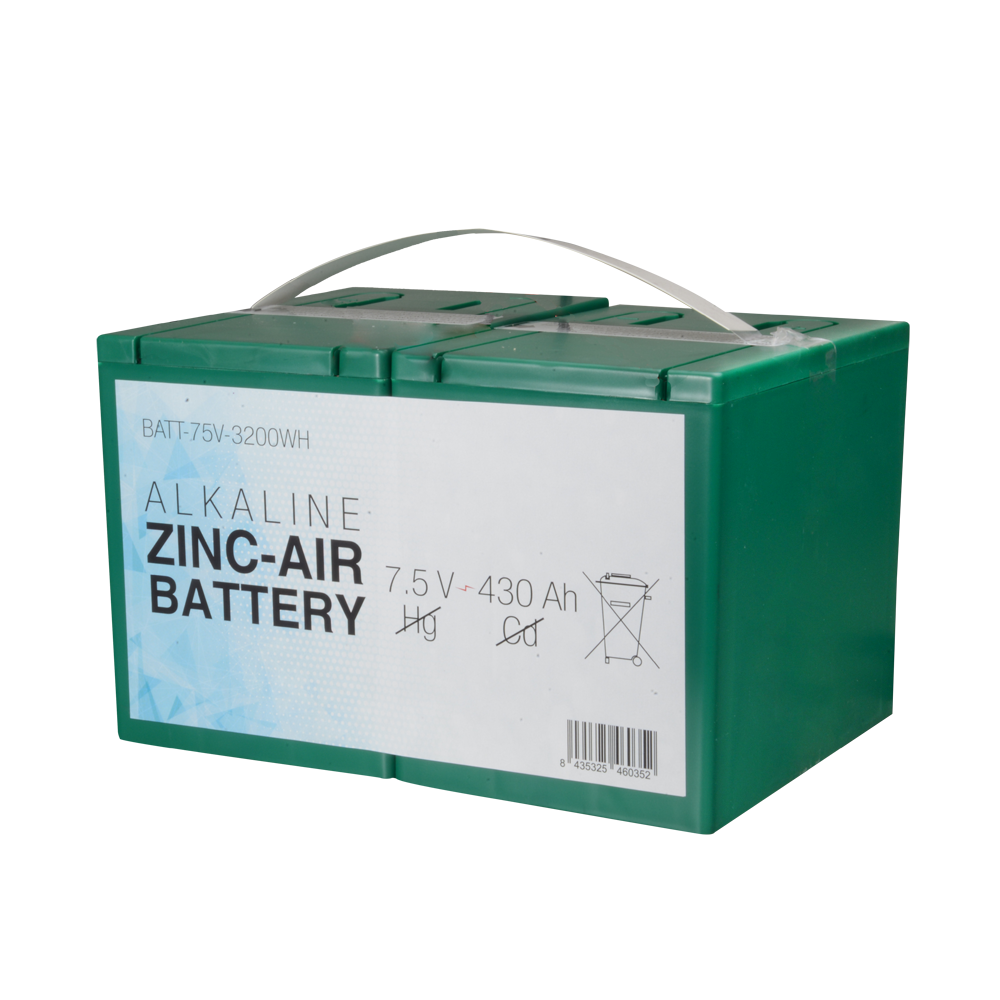 BATERÍA ZINC-AIRE - BATT-75V-3200WH