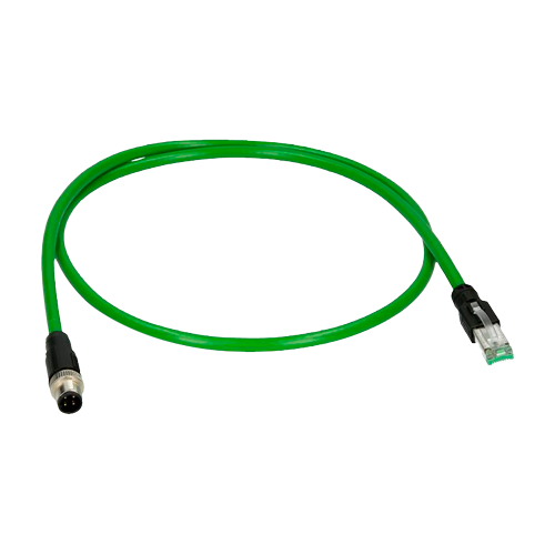 Adaptateur mâle à M12 Connecteur RJ45 - Con-M12-RJ45