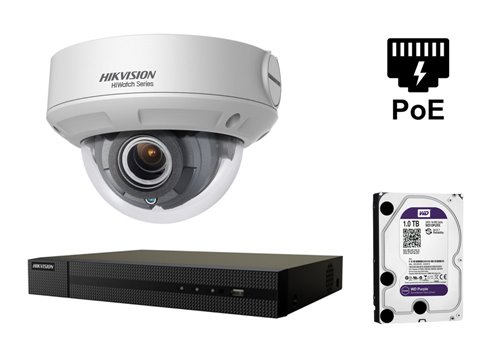 Caméra IP de 4 mégapixels Hikvision - KIT1-HWI-D640H-Z