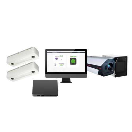 Contrôle de la jauge multi-positions et de température - Kit-Bodytemp-Capacité