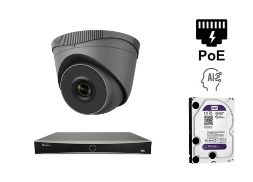 2 MP Caméra Tourret IP - KIT1-SF-IPT943HG-2E