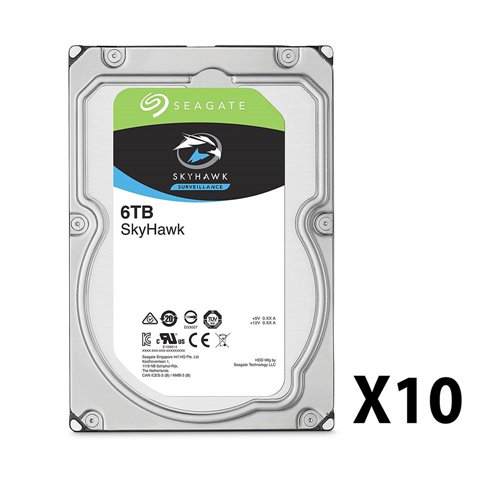 SEV-0003908A - Paquet de 10 disques durs Seagate®. 6T ...