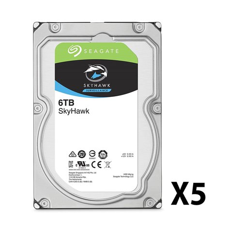 SV-0003908P - Paquet de 5 disques durs Seagate®. 6To ...