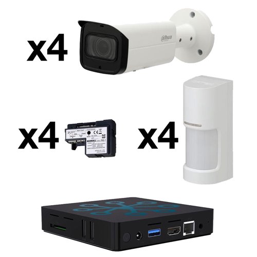 Vim-12m180-Dahua - Dahua Résidentiel Optex 2 Kit Compo ...