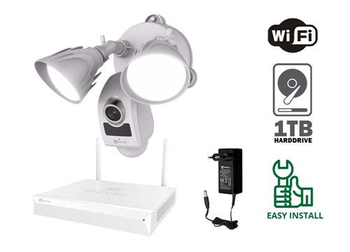 Caméra de projecteur Ezviz WiFi - KIT1-EZ-CS-LC1-A0-1B2WPRLL