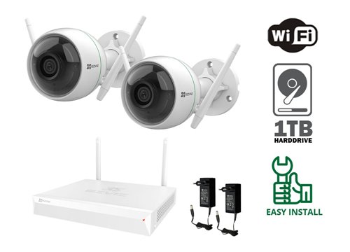Caméra WiFi Ezviz 2 MP - KIT2-EZ-C3WN