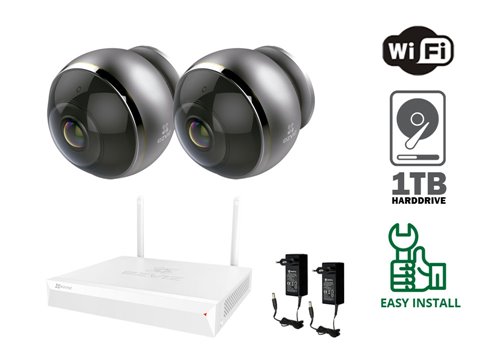 Caméra WiFi Ezviz 3 MP - KIT2-EZ-C6P