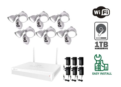 Caméra de projecteur WiFi Ezviz - KIT6-EZ-CS-LC1-A0-1B2WPRLL