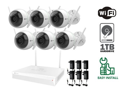 Caméra WiFi Ezviz 2 MP - KIT6-EZ-C3WN