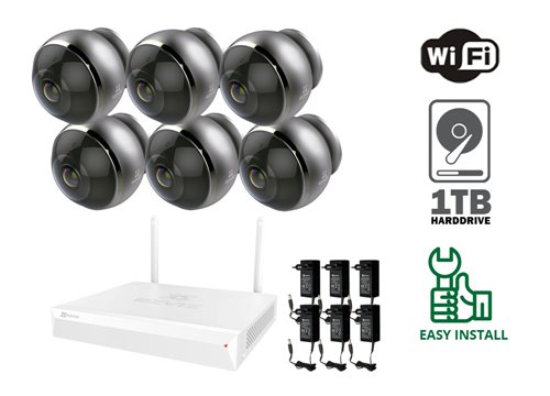 Caméra WiFi Ezviz 3 MP - KIT6-EZ-C6P