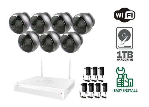 Caméra WiFi Ezviz 3 MP - KIT7-EZ-C6P