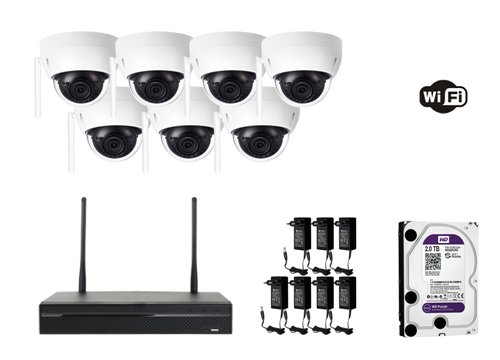 Caméra X-Security IP 3 Megapixel - KIT7-XS-IPDM843-3W-0360