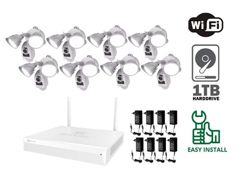 Caméra de projecteur Ezviz WiFi - KIT8-EZ-CS-LC1-A0-1B2WPRLL