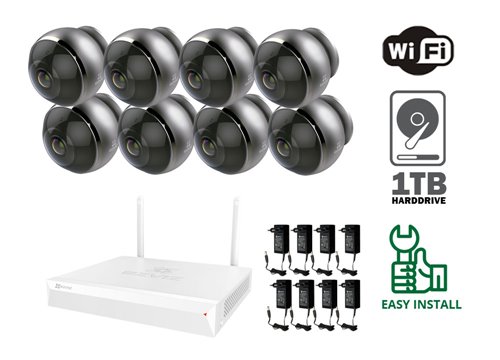 Caméra WiFi Ezviz 3 MP - KIT8-EZ-C6P