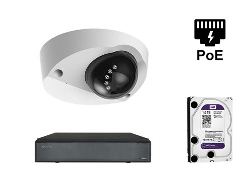 Caméra IP Starlight 2 Megapixel - Kit1-XS-IPDM909SAW-2