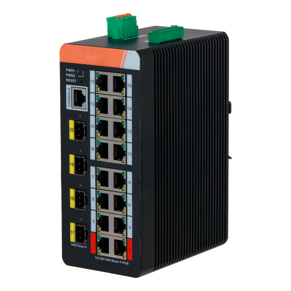 Interrupteur Poe X-Security - XS-SW2016HIPOOE-MGF-240-DIN